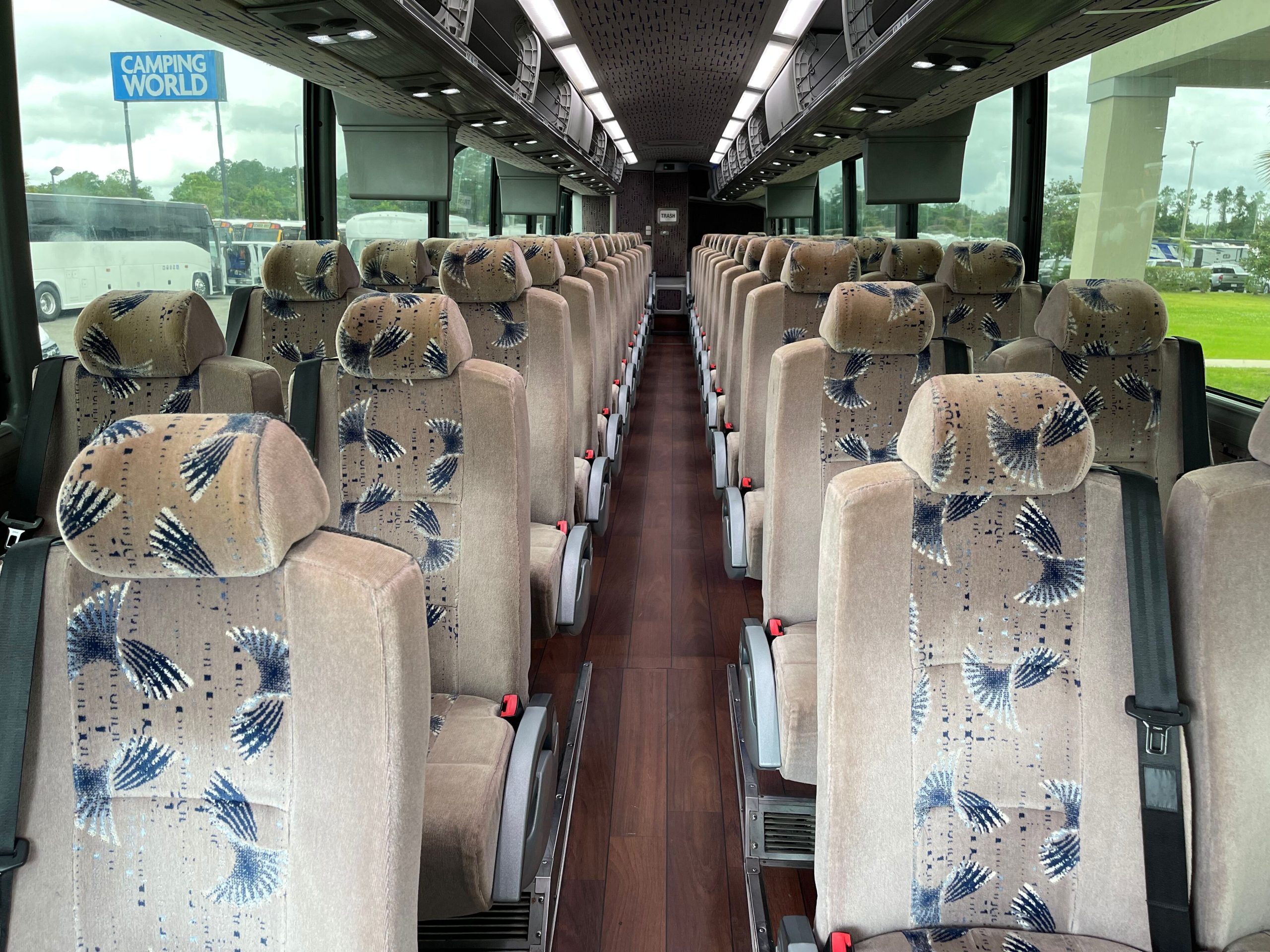 Motorcoach interior